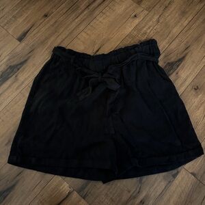 Paper bag drawstring shorts NWT